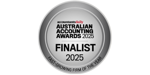 Australian accounting awards finalist 2025